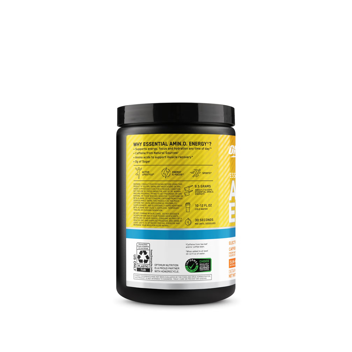 Essential AMIN.O. Energy® + Hydration – Sun-Kissed Citrus (30 Servicios)