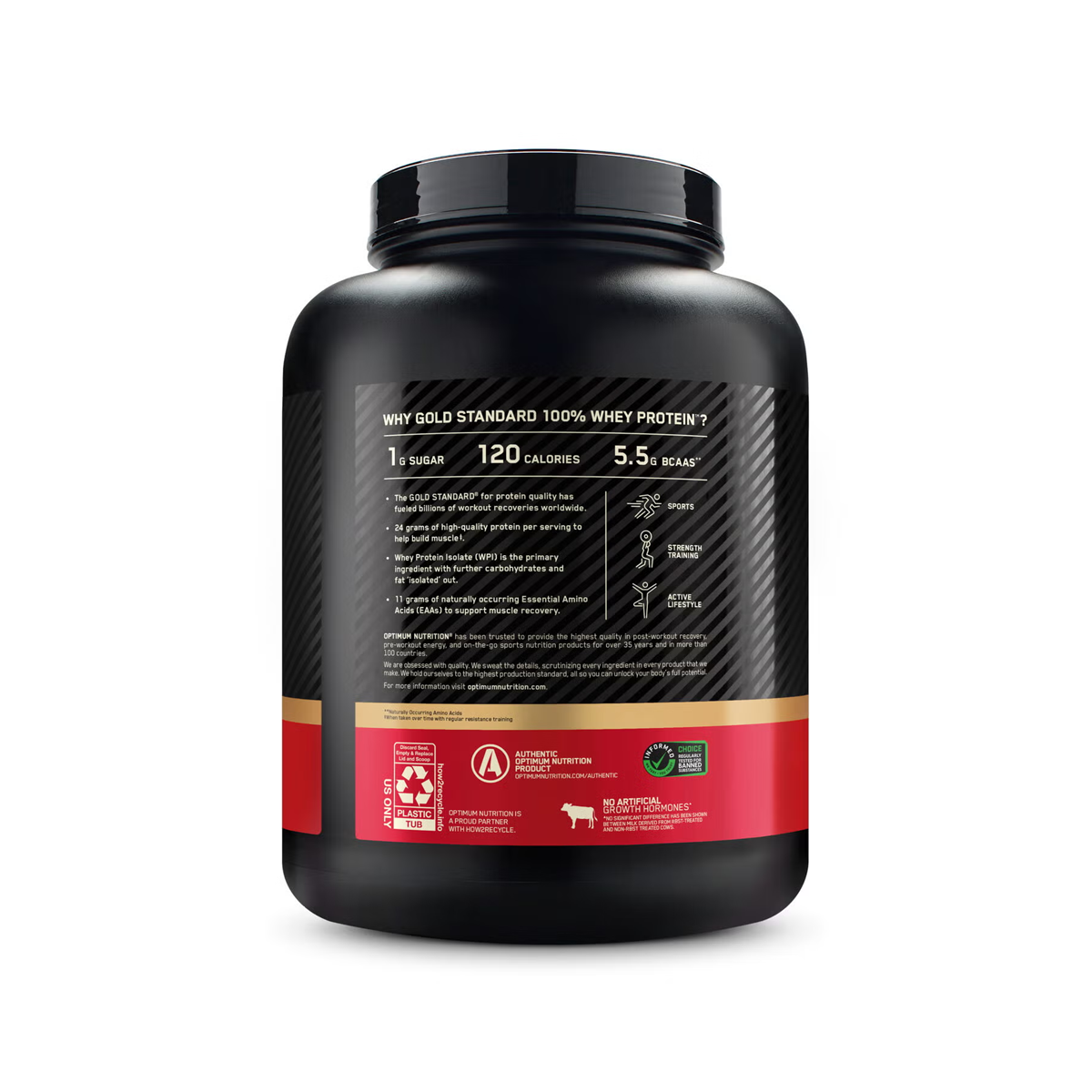 Gold Standard 100% Whey™ – Double Rich Chocolate (74 Servicios)